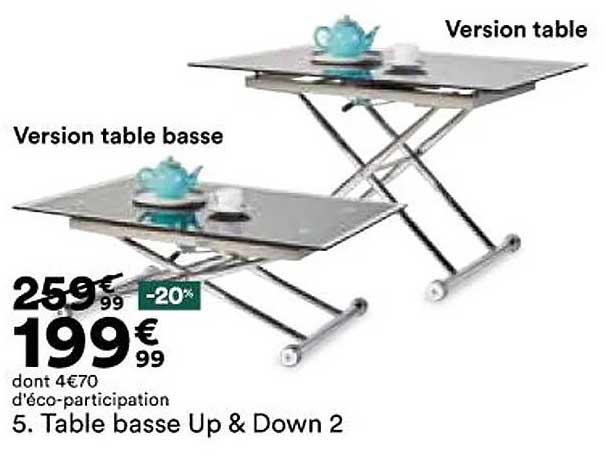 table basse up & down 2
