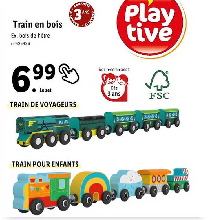 Train En Bois Playtive