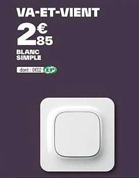 va-et-vient blanc simple
