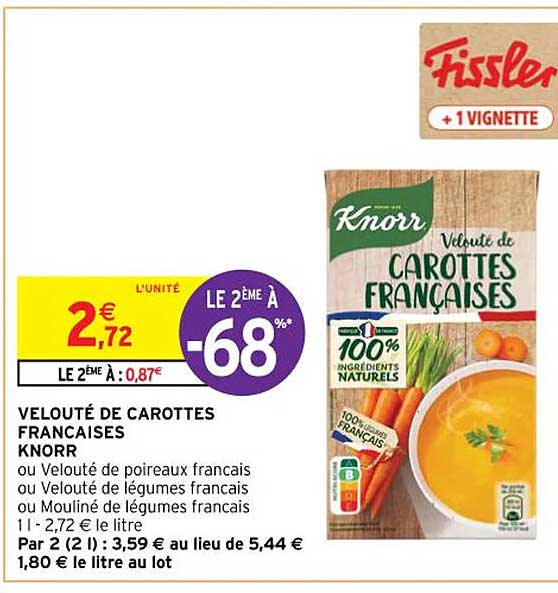 velouté d carottes françaises knorr