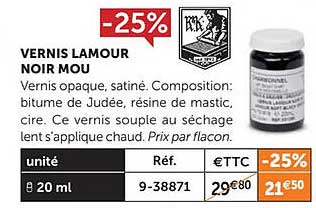 vernis lamour noir mou