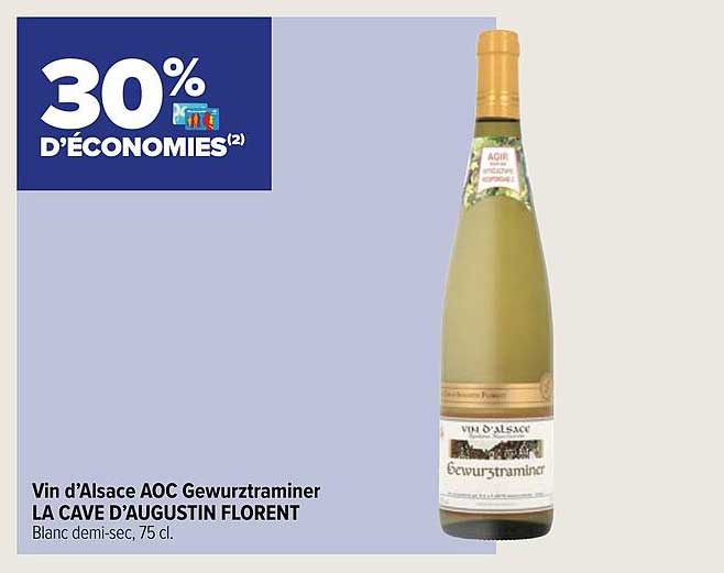 vin d'alsace aoc gewurztraminer la cave d'augustin florent