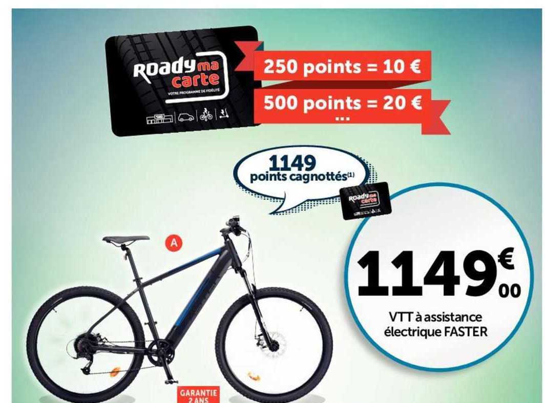 vtt à assistance électrique faster