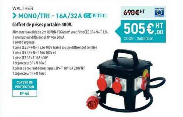 walther mono/tri - 16a/32a