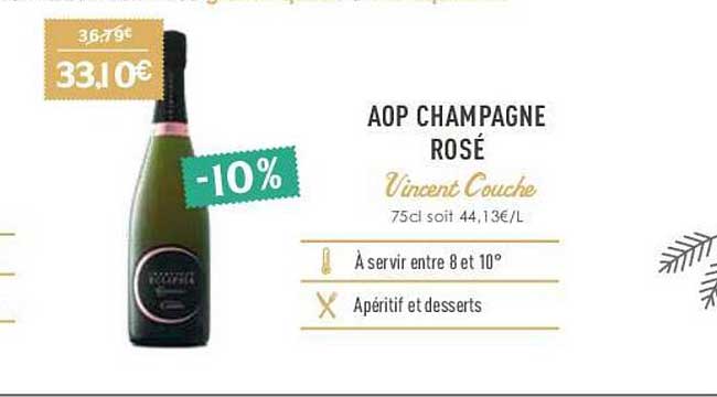 aop champagne rosé vincent couche