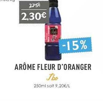 arôme fleur d'oranger ibo
