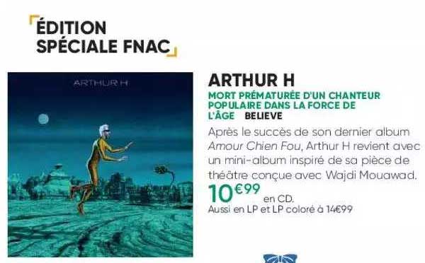 arthur h - mort prématurée d'un chanteur populaire dans la force de l'âge