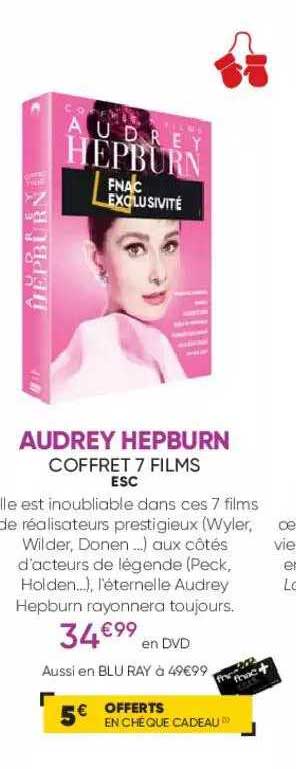 audrey hepburn - coffret 7 films