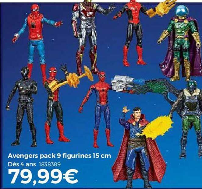 Avengers Pack 9 Figurines 15 Cm