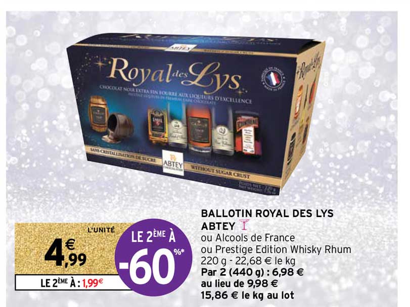 ballotin royal des lys abtey