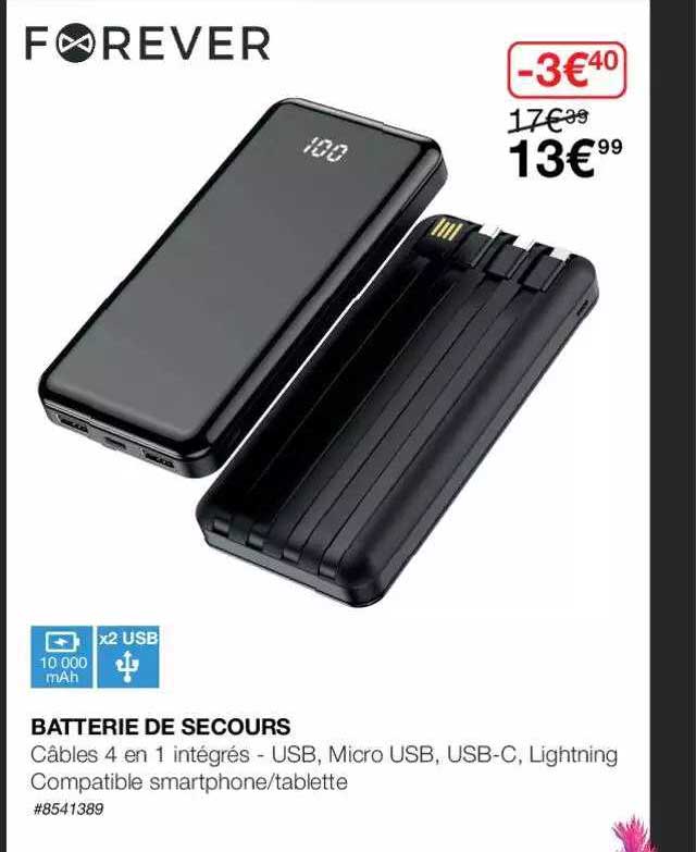 Batterie De Secours Forever