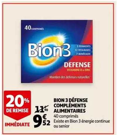 bion 3 défense compléments alimentaires