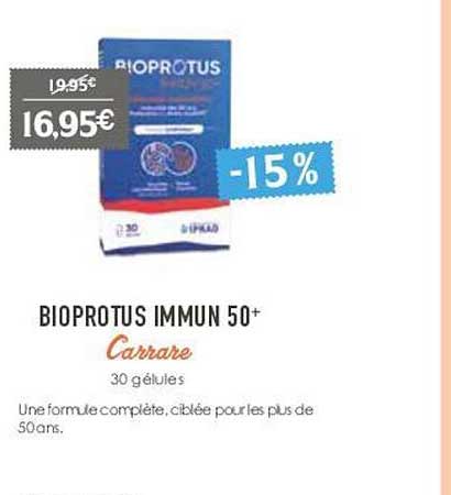 bioprotus immun 50+ carrare