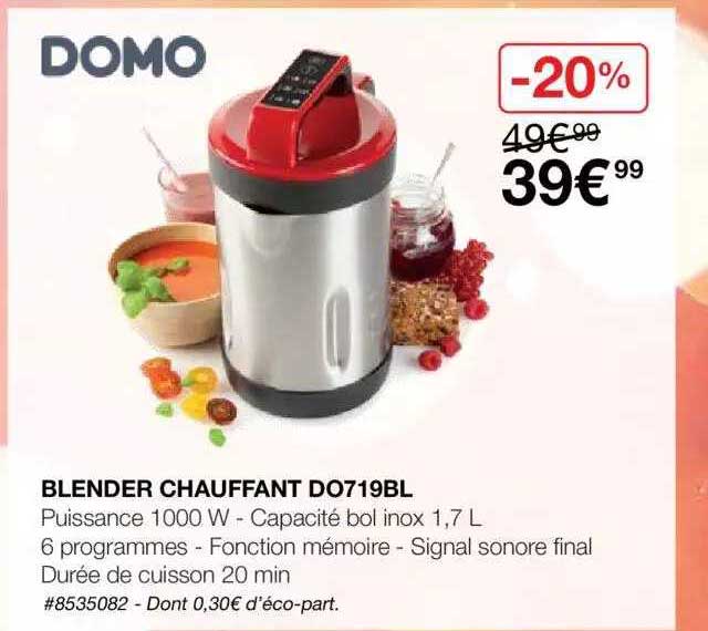 Blender Chauffant Domo