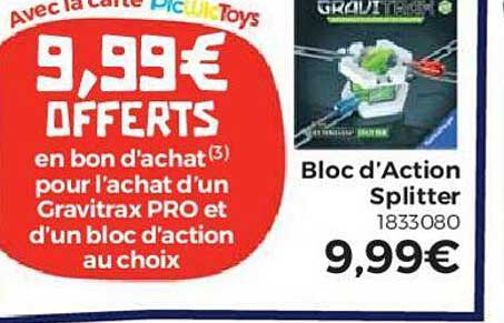 bloc d'action splitter