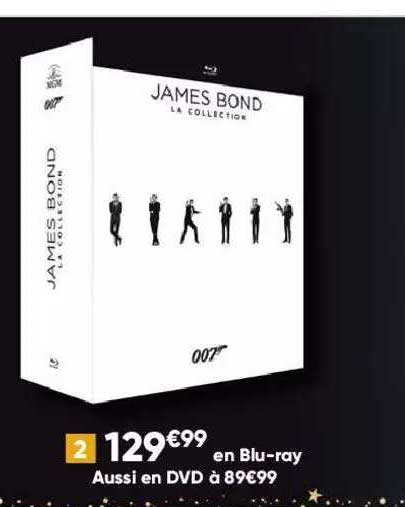 blu-ray, dvd james bond la collection
