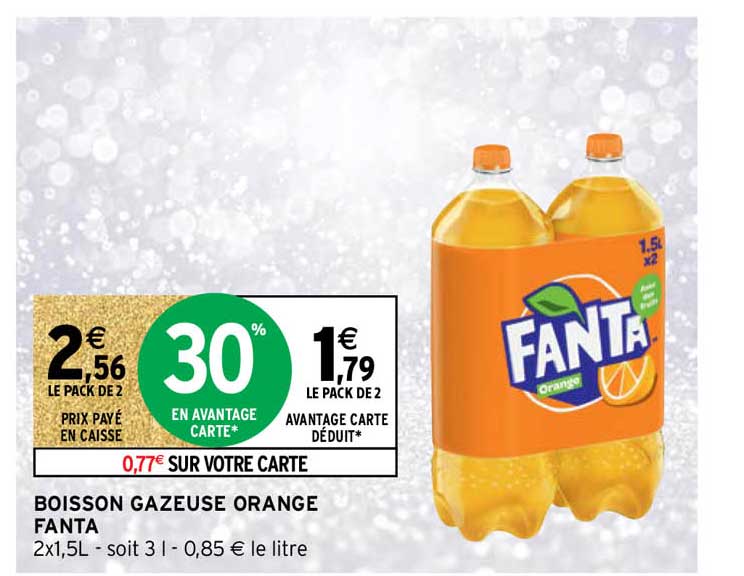 Boisson Gazeuse Orange Fanta
