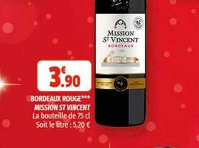 bordeaux rouge mission st vincent