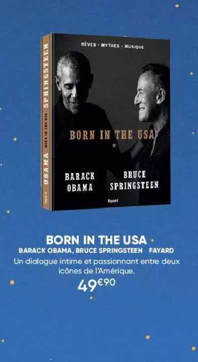 born in the usa barck obama, bruce springsteen fayard