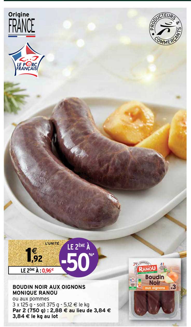 boudin noir aux oignons monique ranou