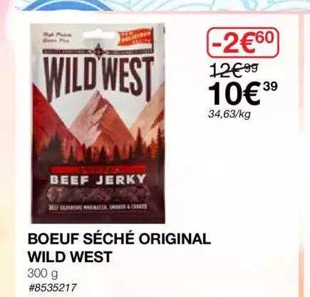 bœuf séché original wild west