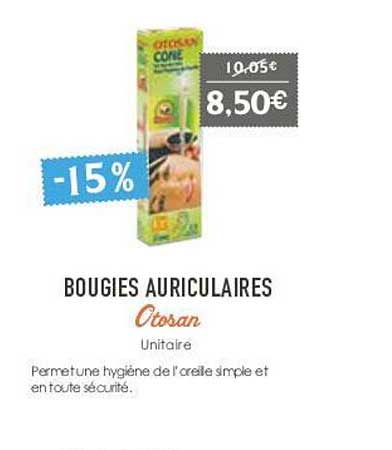bougies auriculaires otosan