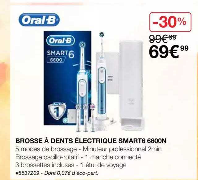brosse à dents électrique smart6 oral-b