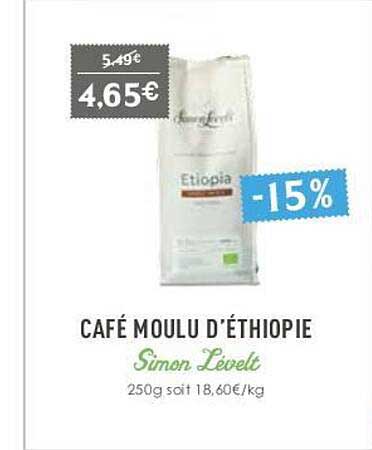 Café Moulu D'éthiopie
