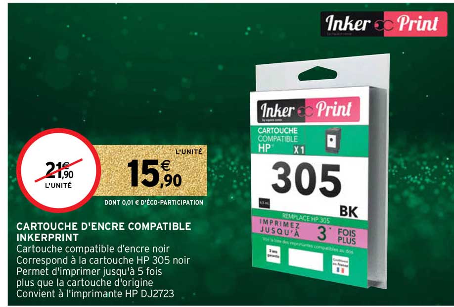 cartouche d'encre compatible inkerprint