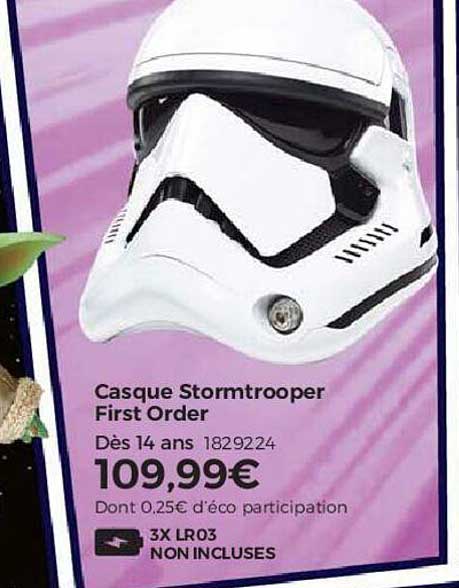 Casque Stormtrooper First Order