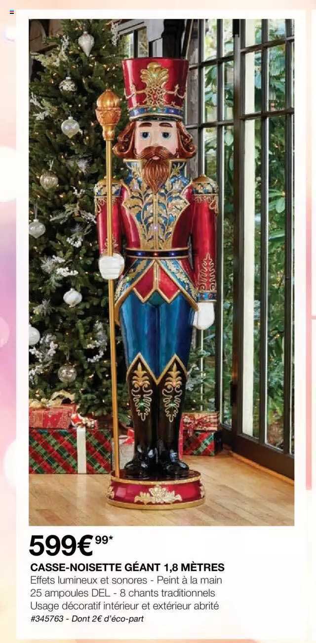 casse-noisette géant 1,8 mètres