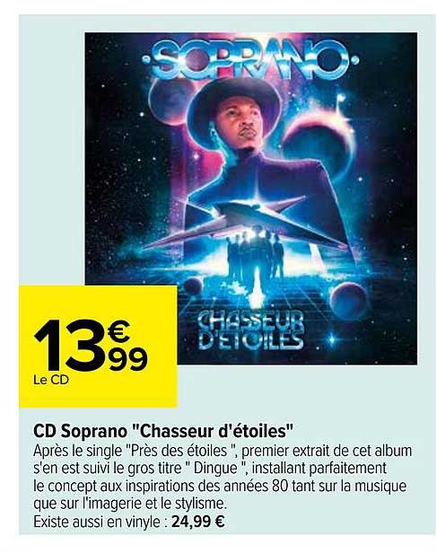 cd soprano "chasseur d'étoiles"