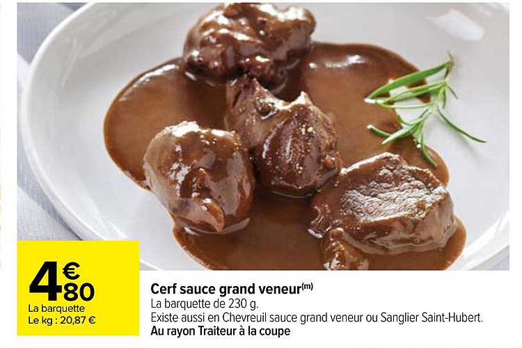 cerf sauce grand veneur