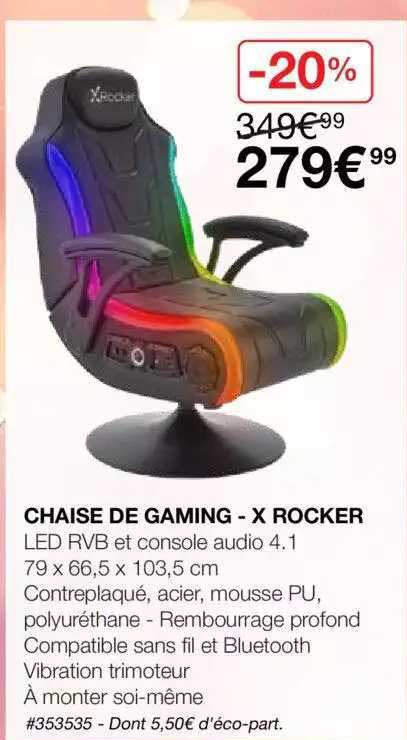 chaise de gaming - x rocker