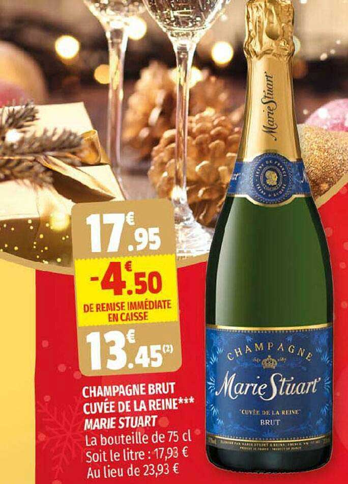champagne brut cuvée de la reine marie stuart