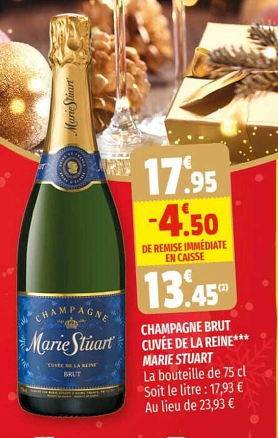 champagne brut cuvée de la reine marie stuart