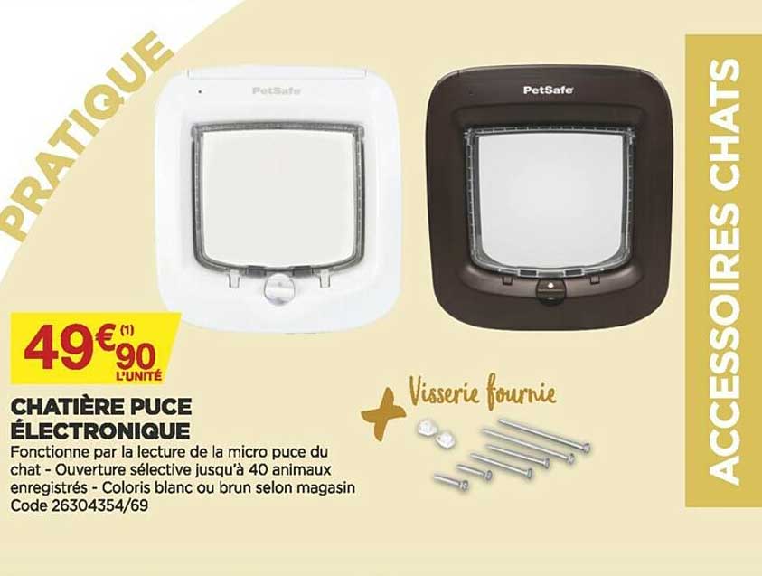 chatière puce électronique