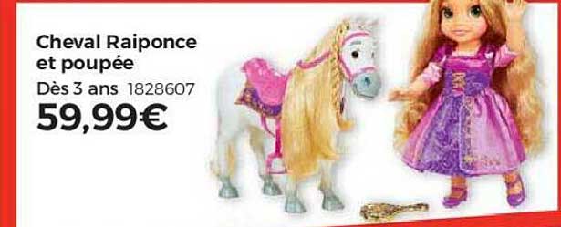 Cheval Raiponce Et Poupée