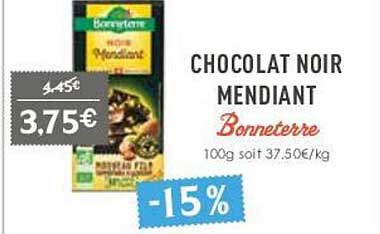 chocolat noir mendiant bonneterre