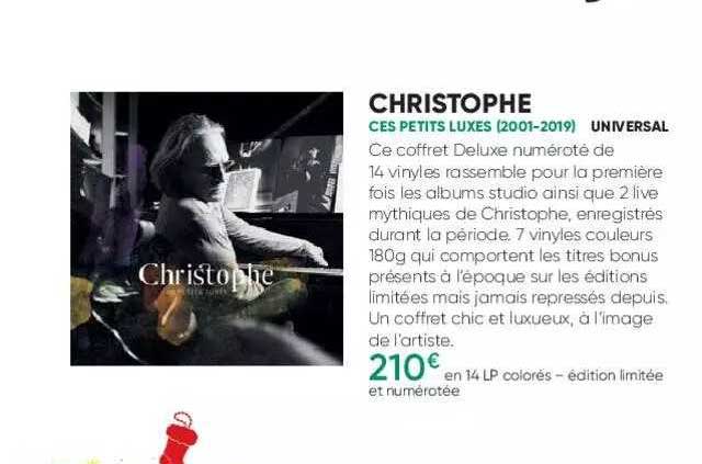 christophe - ces petits luxes