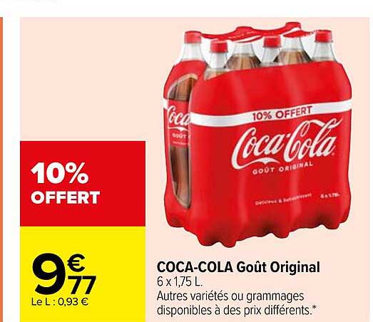 coca-cola goût original