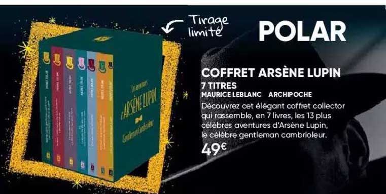 coffret arsène lupin 7 titres - maurice leblanc - archipoche