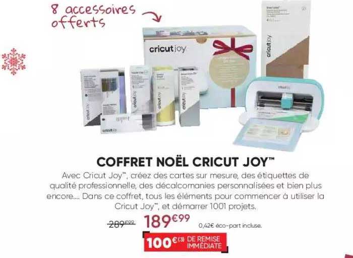 coffret noël cricut joy