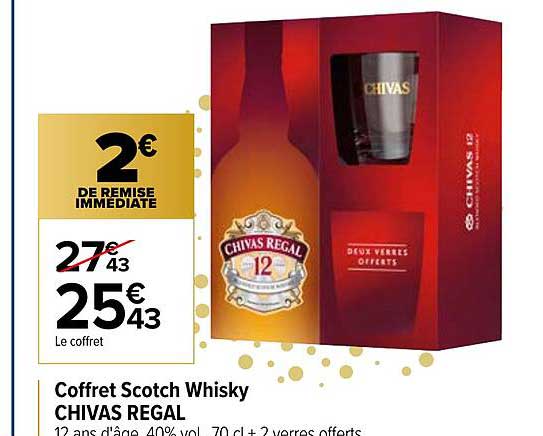 Coffret Scotch Whisky Chivas Regal