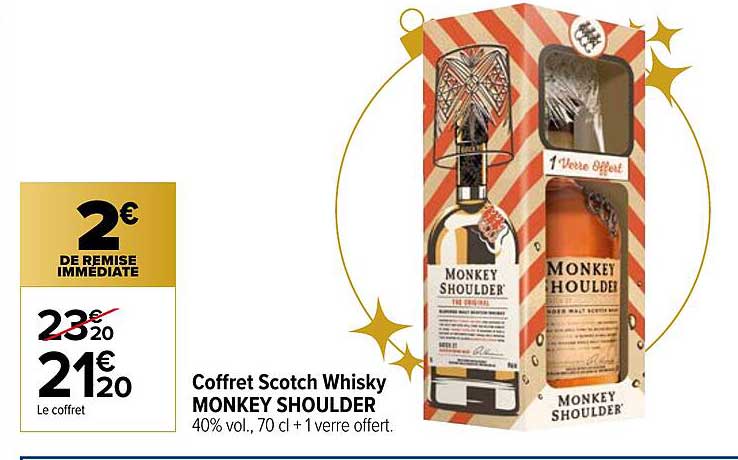 coffret scotch whisky monkey shoulder