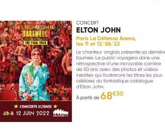 Concert - Elton John