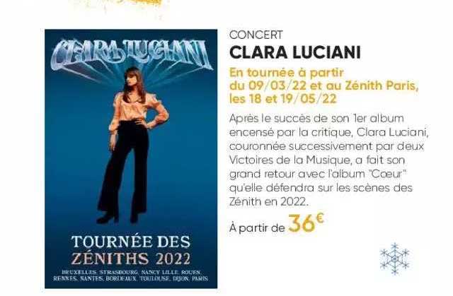 concert clara luciani