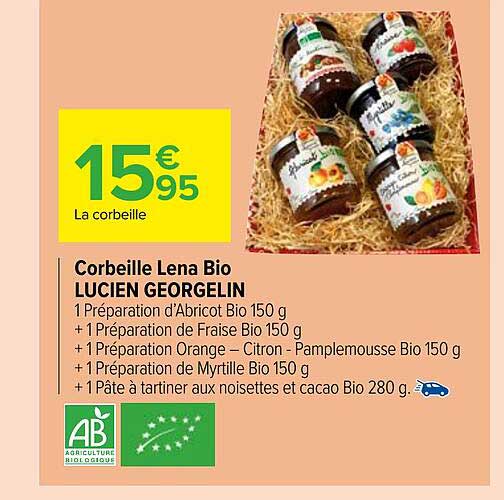 corbeille lena bio lucien georgelin