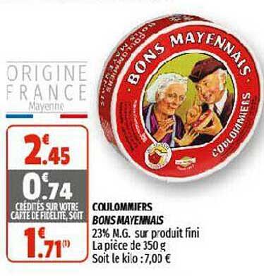 coulommiers bons mayennais