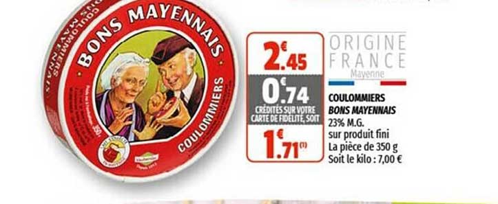 coulommiers bons mayennais